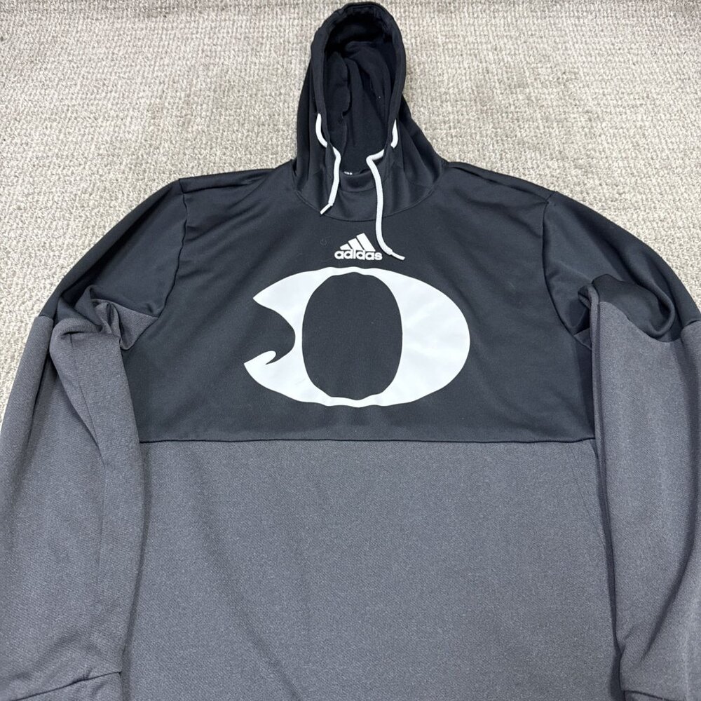 Adidas Hoodie Black Long Sleeve Pullover Men’s Size Large - Picture 4 of 11